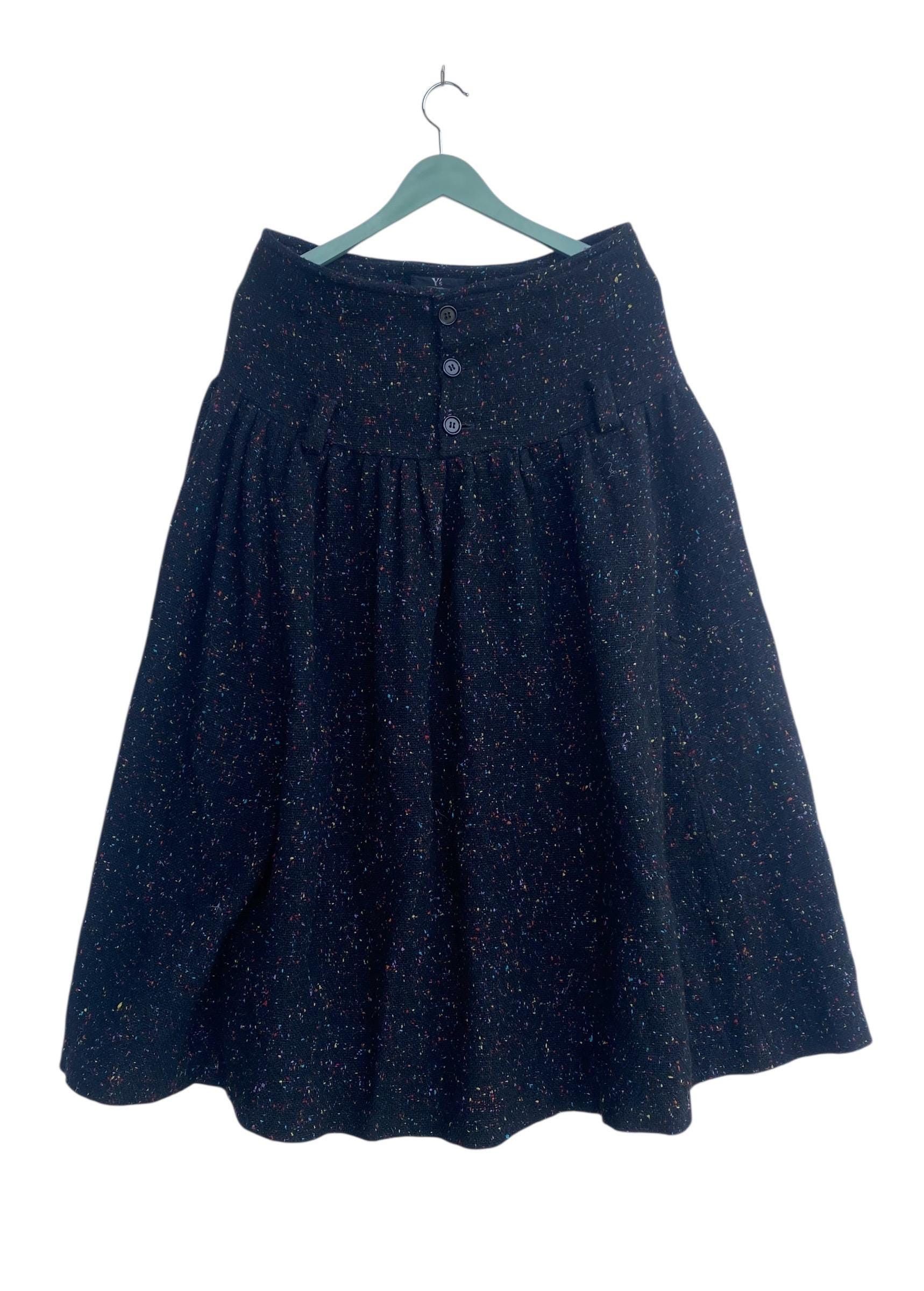 Yohji Yamamoto Vtg 90s rare Y’s by Yohji Yamamoto wool skirt Size 28" / US 6 / IT 42 - 1 Thumbnail