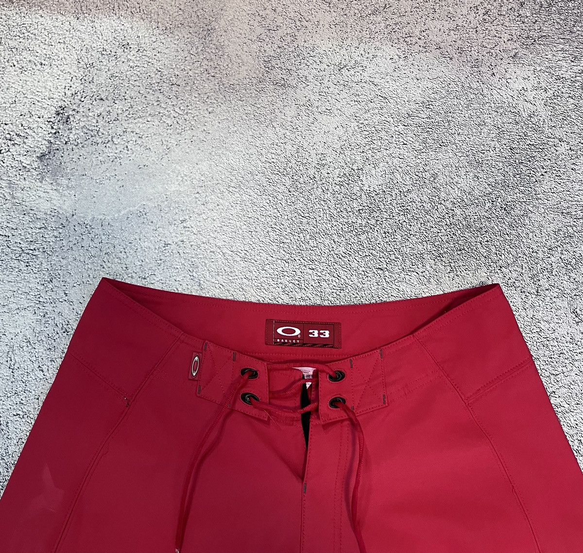 Oakley Oakley Vintage Board Shorts Red Size 33 Surf Zip Pocket Logo Size US 33 - 3 Thumbnail