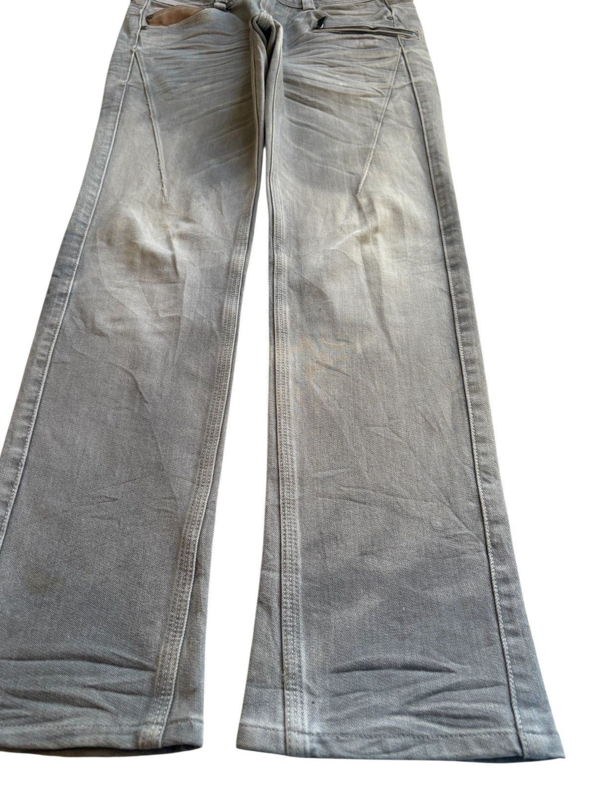 Japanese Brand × Tornado Mart Vintage Hideaways Nicole Tactical Distress Rip Bootcut Jean Size US 30 / EU 46 - 7 Thumbnail