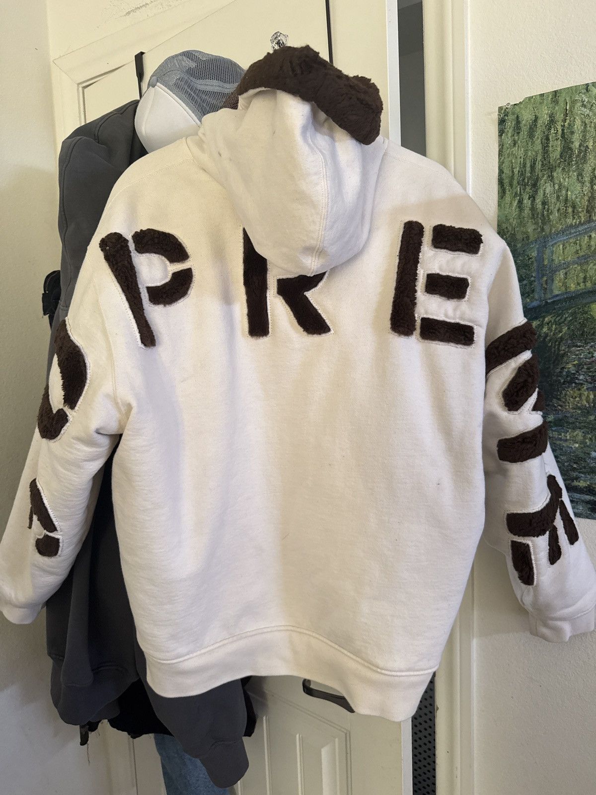 Supreme Supreme faux fur lined zip up hooded sweatshirt Size US L / EU 52-54 / 3 - 1 Thumbnail