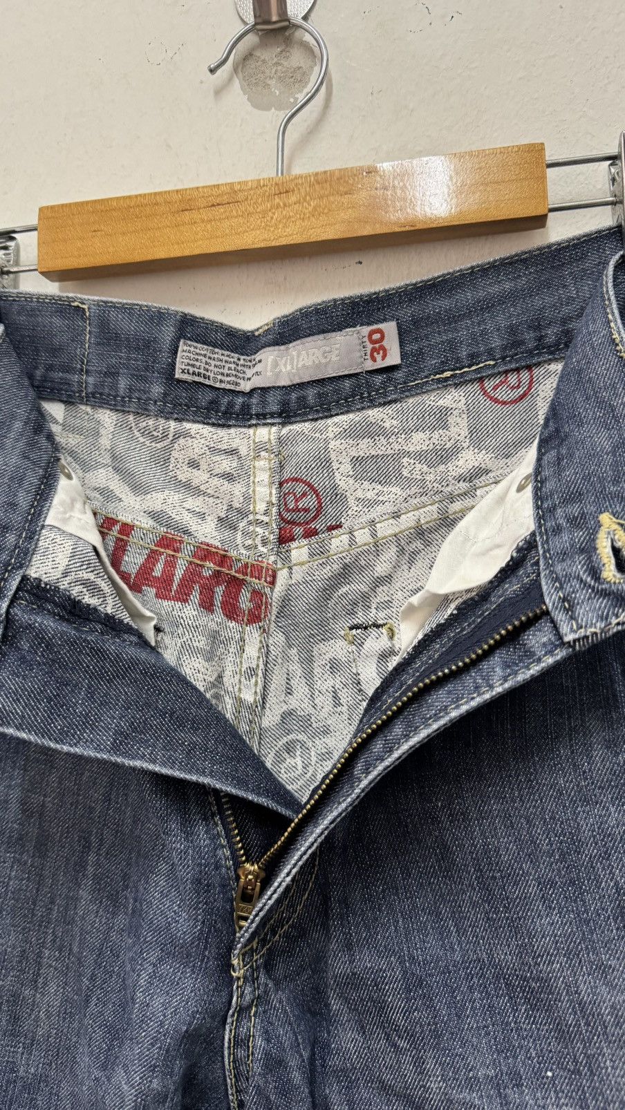 Xlarge 2000s Xlarge Poem Selvedge Denim Jeans Pants y2k Size US 30 / EU 46 - 7 Thumbnail