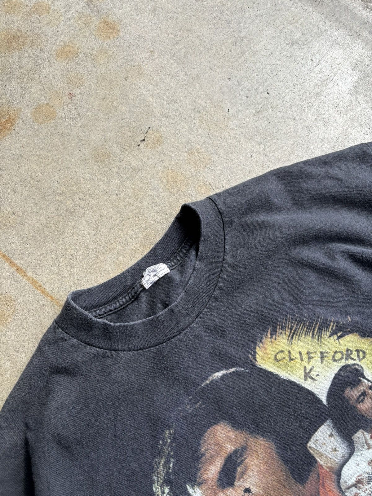 Band Tees × Vintage Crazy 90s Elvis Presley Boxy Faded Black Hawaii Shirt Size US XL / EU 56 / 4 - 4 Thumbnail