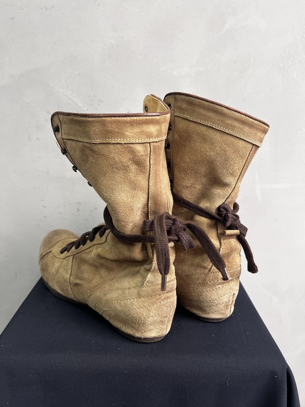 If Six Was Nine Archive 2000s maison margiela style leather boots replica Size US 8 / EU 41 - 7 Thumbnail