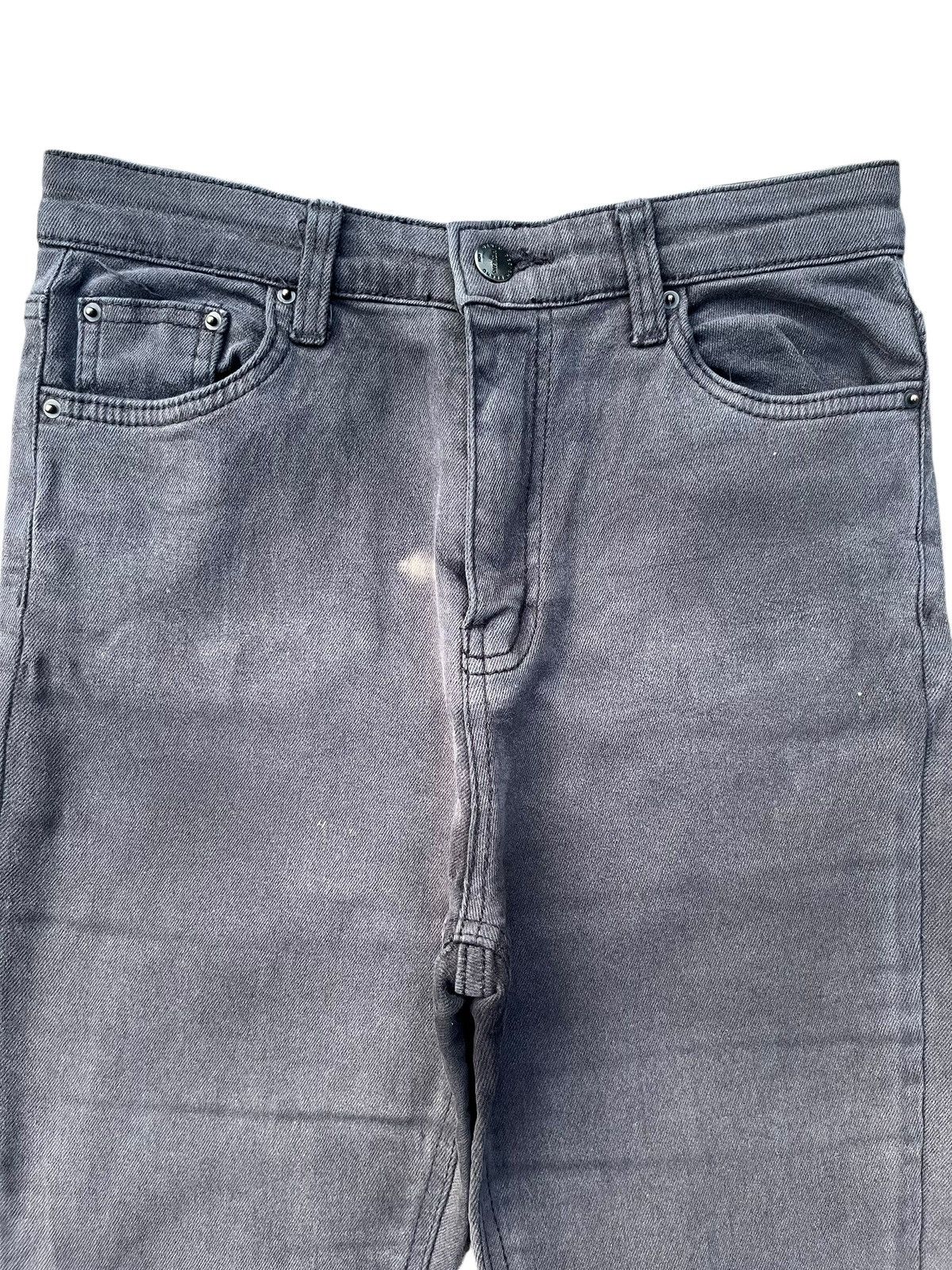 Japanese Brand Vintage Y2K High Street Black Washed High Rise Flare Jeans Size 26" / US 2 / IT 38 - 3 Thumbnail