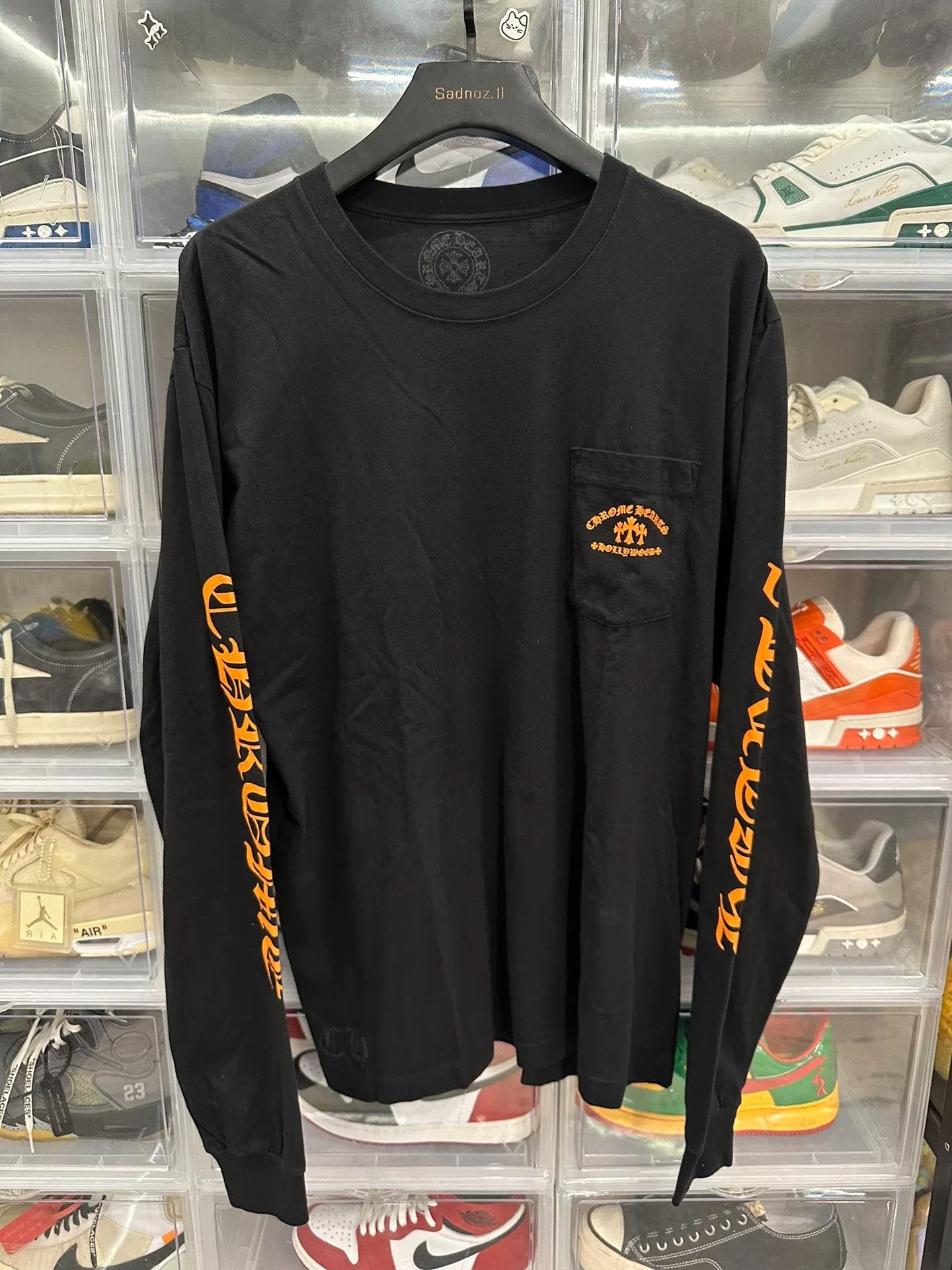 Chrome Hearts Chrome Hearts Black Long-Sleeve Orange Size US XL / EU 56 / 4 - 1 Thumbnail