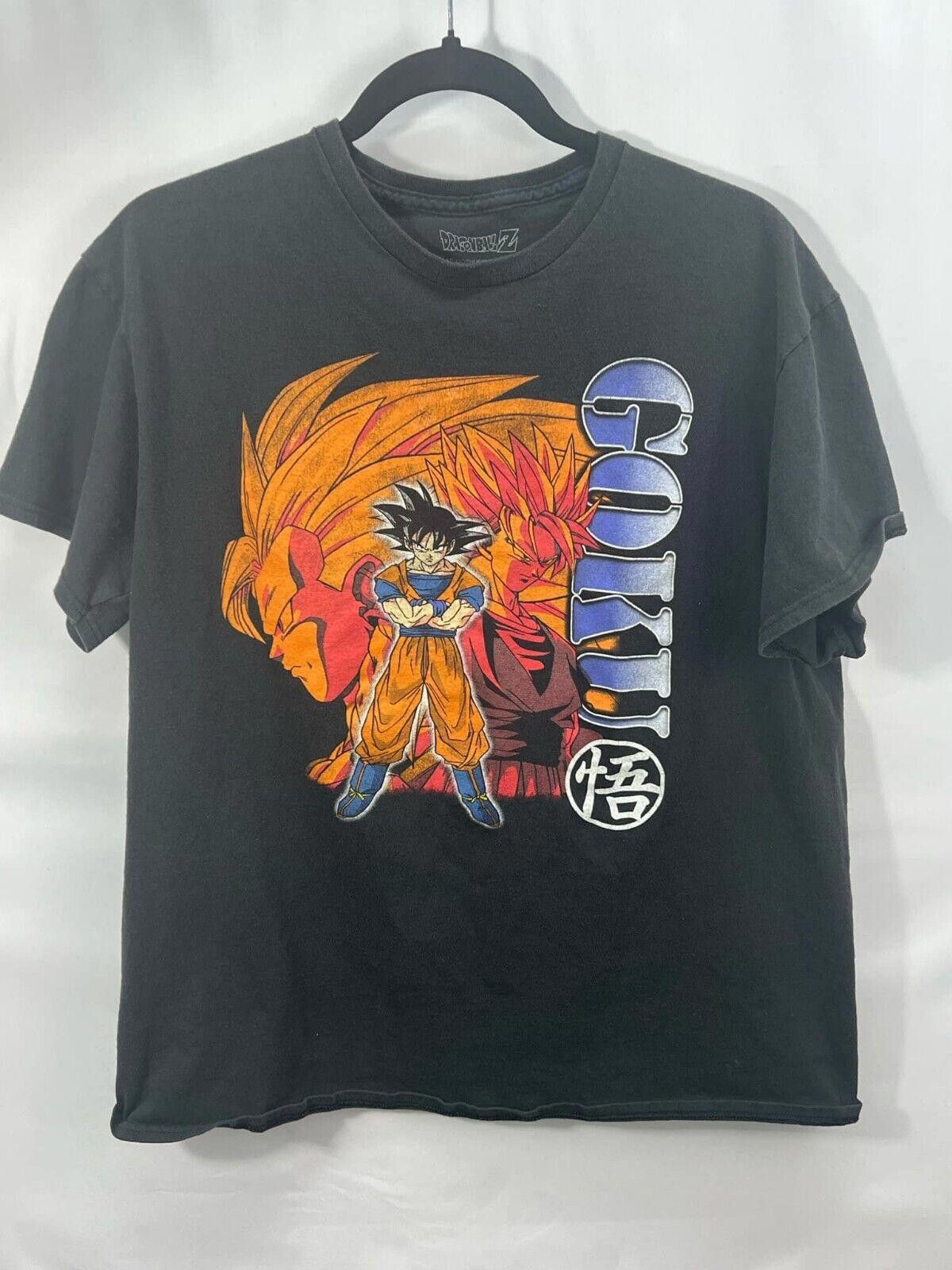 Designer DRAGON BALL Z GOKU T SHIRT BLACK SIZE LARGE Sayan kid gohan Size US XL / EU 56 / 4 - 1 Thumbnail