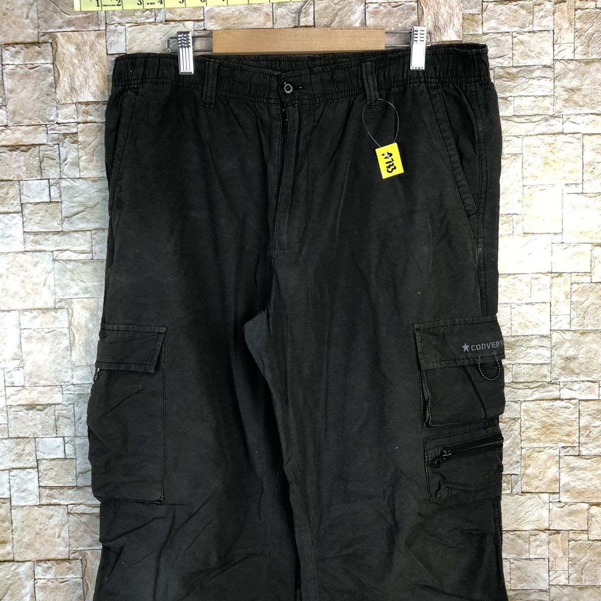 Converse Converse Black Cargo Multipocket Pants #A733 Size US 33 - 5 Thumbnail