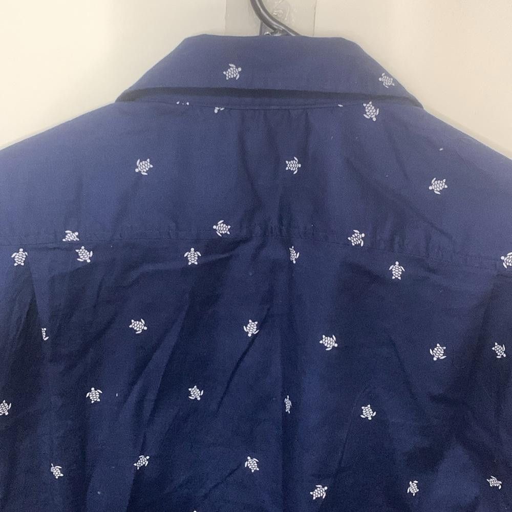 Designer Stylish Navy Blue Short Sleeve Shirt by JCHS New York Size US M / EU 48-50 / 2 - 6 Thumbnail