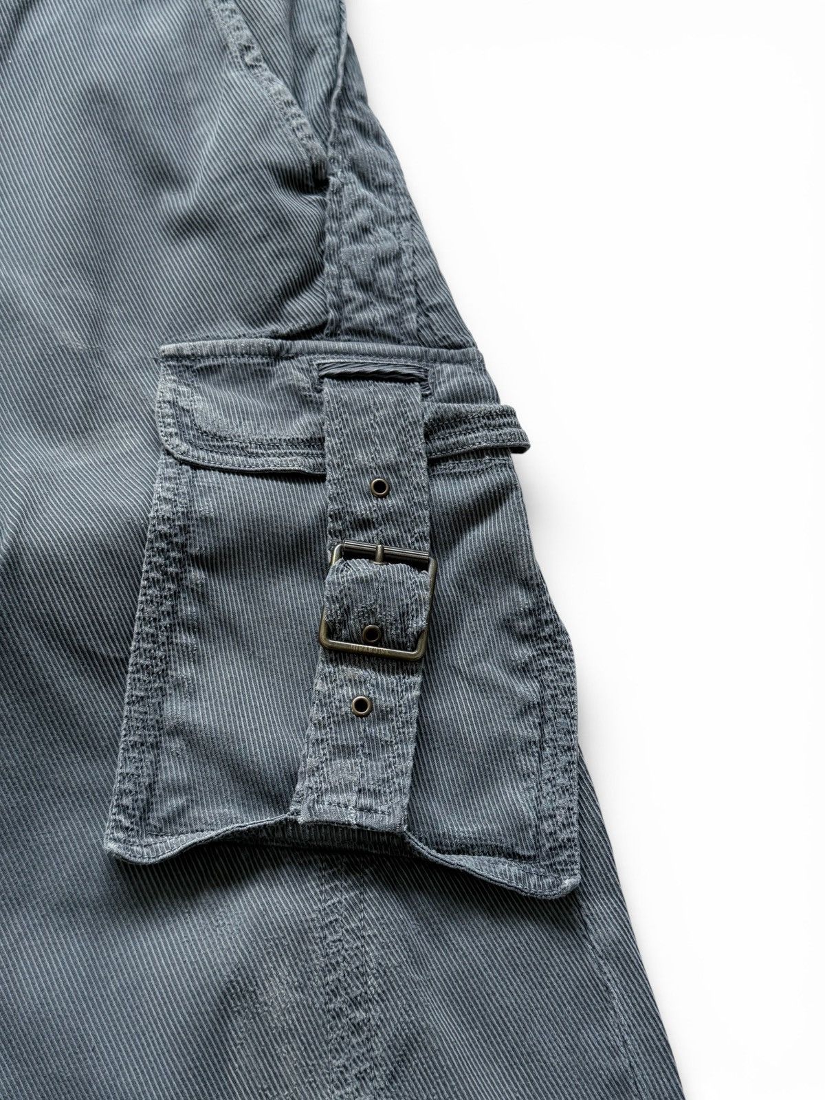 Just Cavalli 2000s Cavalli Corduroy Bondage Cargo Pants Size US 30 / EU 46 - 3 Thumbnail