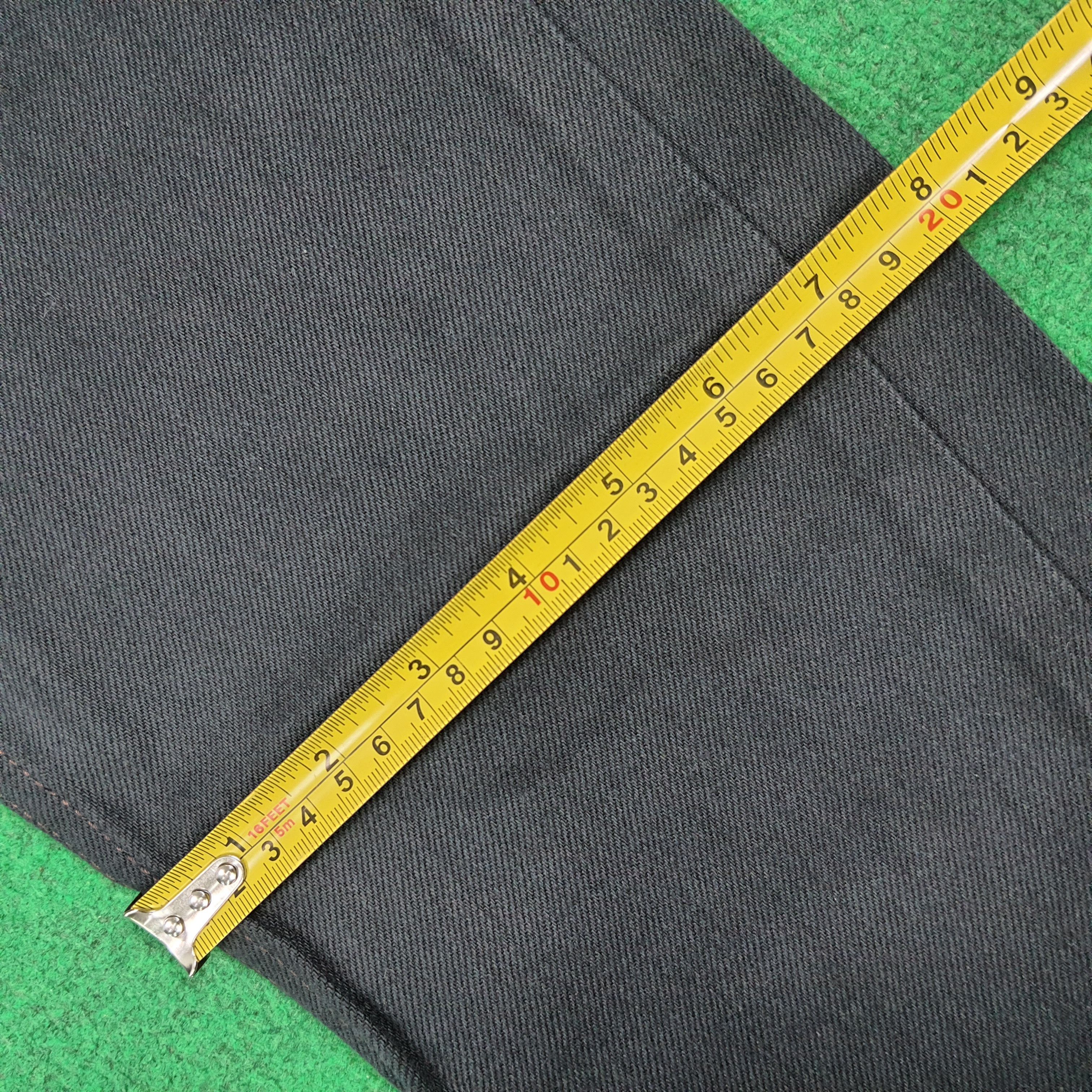 Japanese Brand Vintage Abordage Skull Rude Style Selvedge Pants C280N6 Size US 31 - 15 Thumbnail