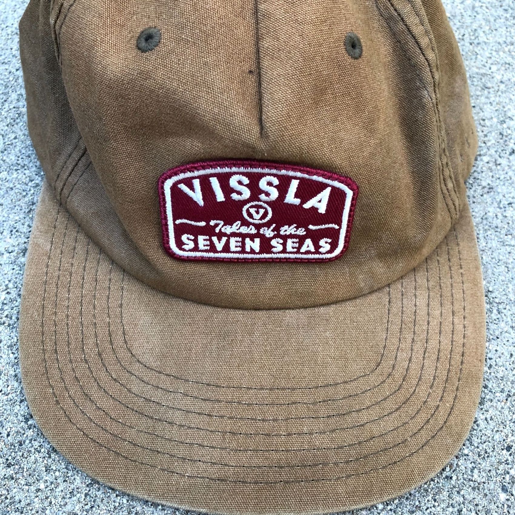 Vissla VISSLA Baseball Hat Men's One Size Adjustable Cap Brown Size ONE SIZE - 2 Thumbnail