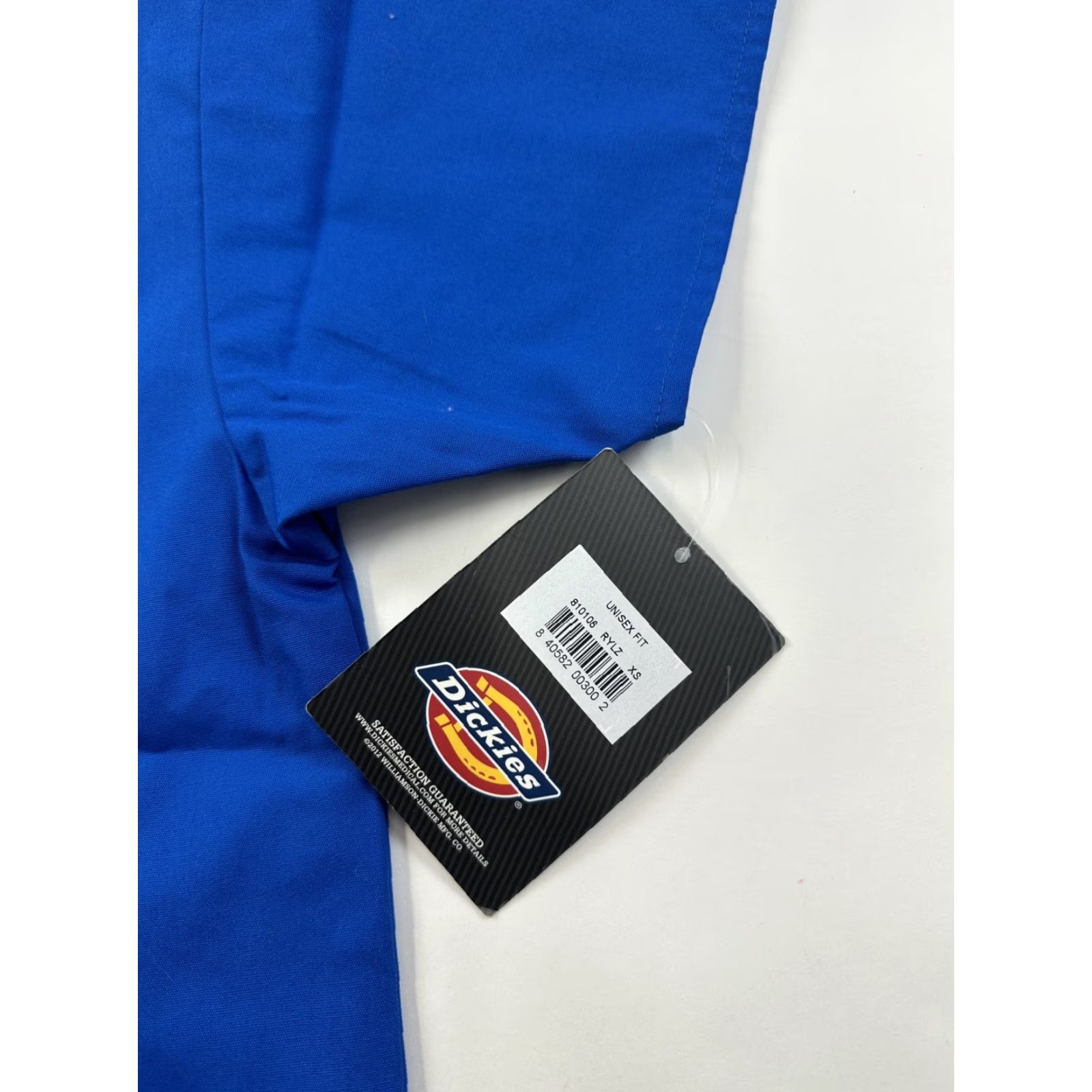 Dickies Dickies Scrub Top Adult XS Blue Patch Pocket Unisex Short Sleeve Size US XS / EU 42 / 0 - 2 Thumbnail