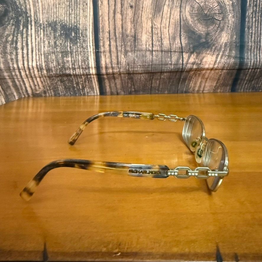 Michael Kors Michael Kors Unisex Bronze Geometric RX Eyeglasses Frames Size ONE SIZE - 5 Thumbnail