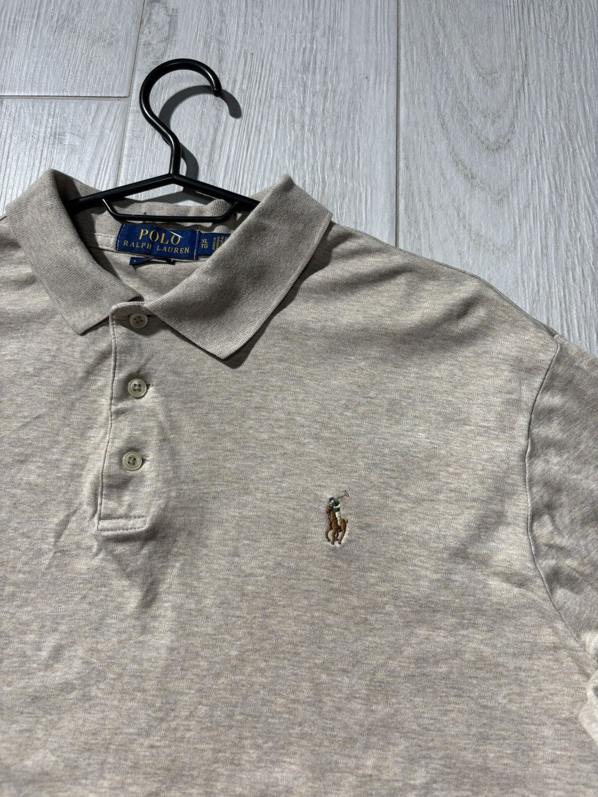 Polo Ralph Lauren Polo Ralph Lauren Polo Rugby Cream Long Sleeve Old Money Size US XL / EU 56 / 4 - 2 Thumbnail