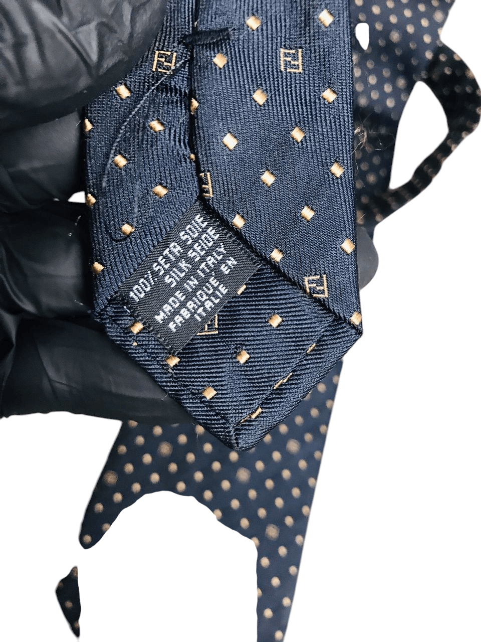Fendi Fendi Monogram Silk Neckties Size ONE SIZE - 8 Thumbnail
