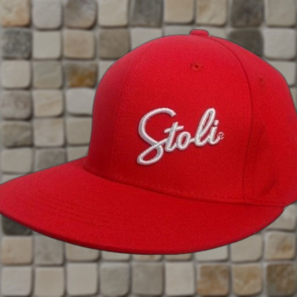 Vintage VINTAGE Stoli Liquor Flat Brim Cap Men One Size Red Embroidered Snapback Liquor Spirits Bartending Size ONE SIZE - 1 Thumbnail