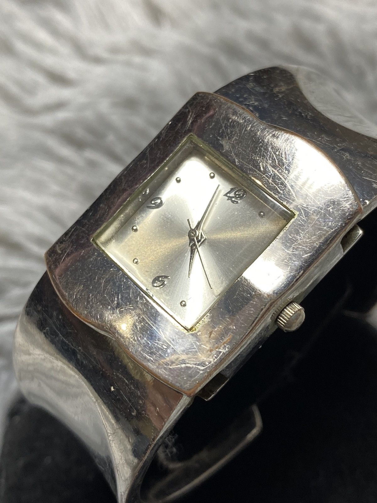 Jewelry Timeless Elegance Silver Cuff Watch Size ONE SIZE - 4 Thumbnail