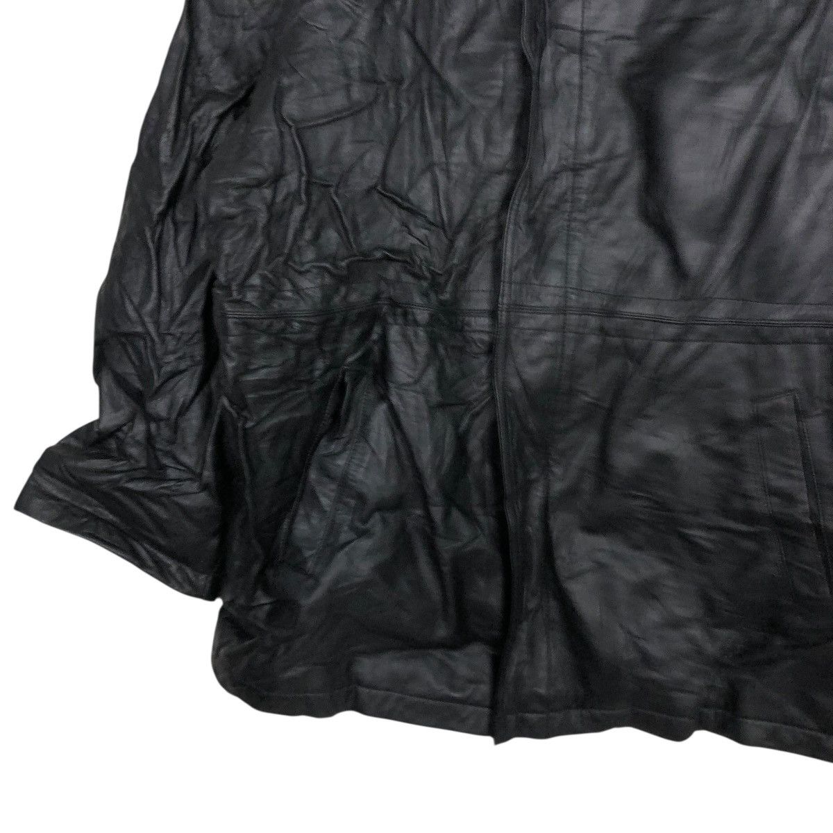 Japanese Brand 🔥VINTAGE BIKER LEATHER JACKET DURANTE BLANKET ISSEY MIYAKE Size US L / EU 52-54 / 3 - 6 Thumbnail