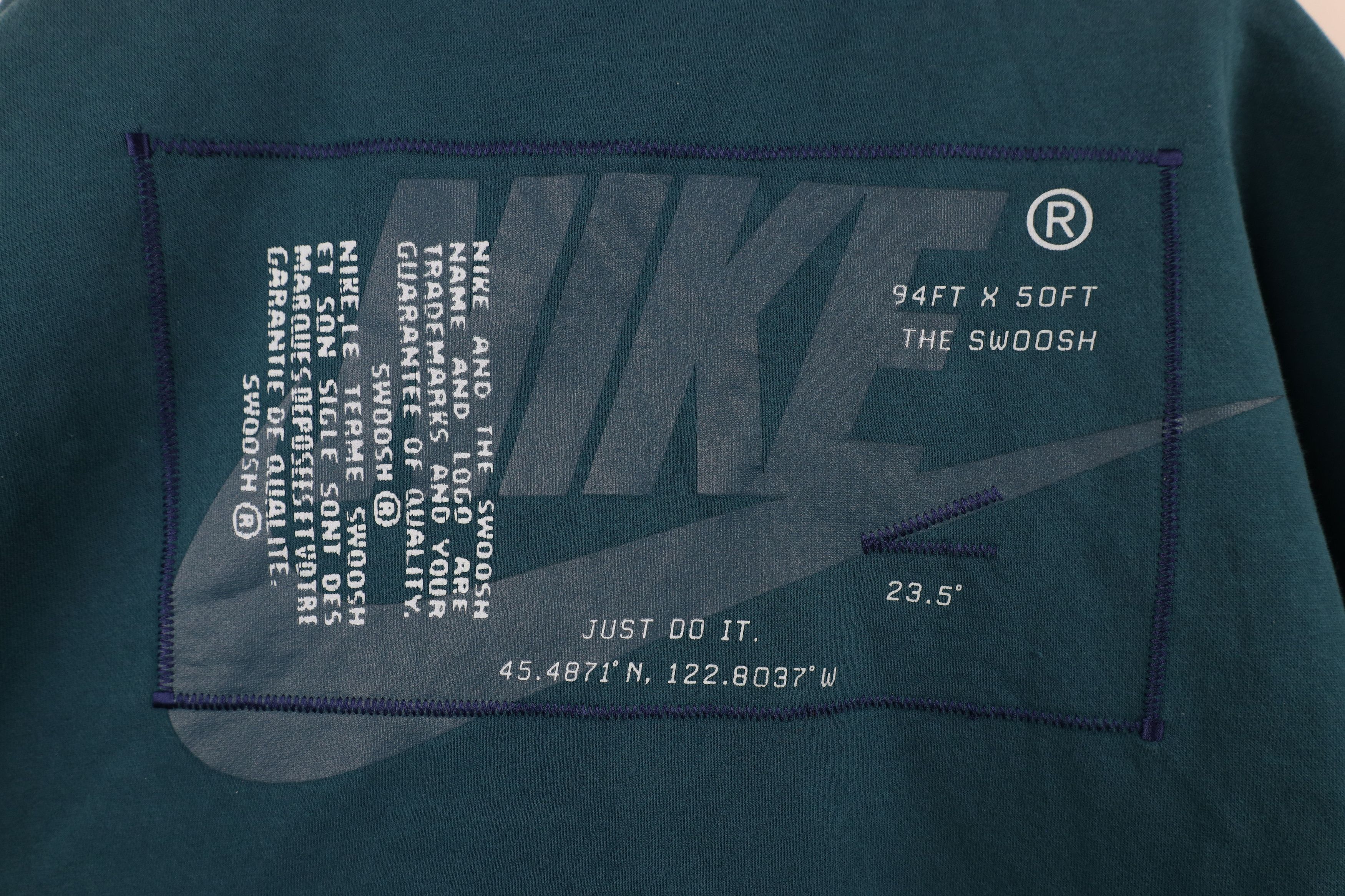 Nike × Vintage Vintage Y2K Nike Sportswear Spell French Terry Sweatshirt Size M / US 6-8 / IT 42-44 - 12 Thumbnail