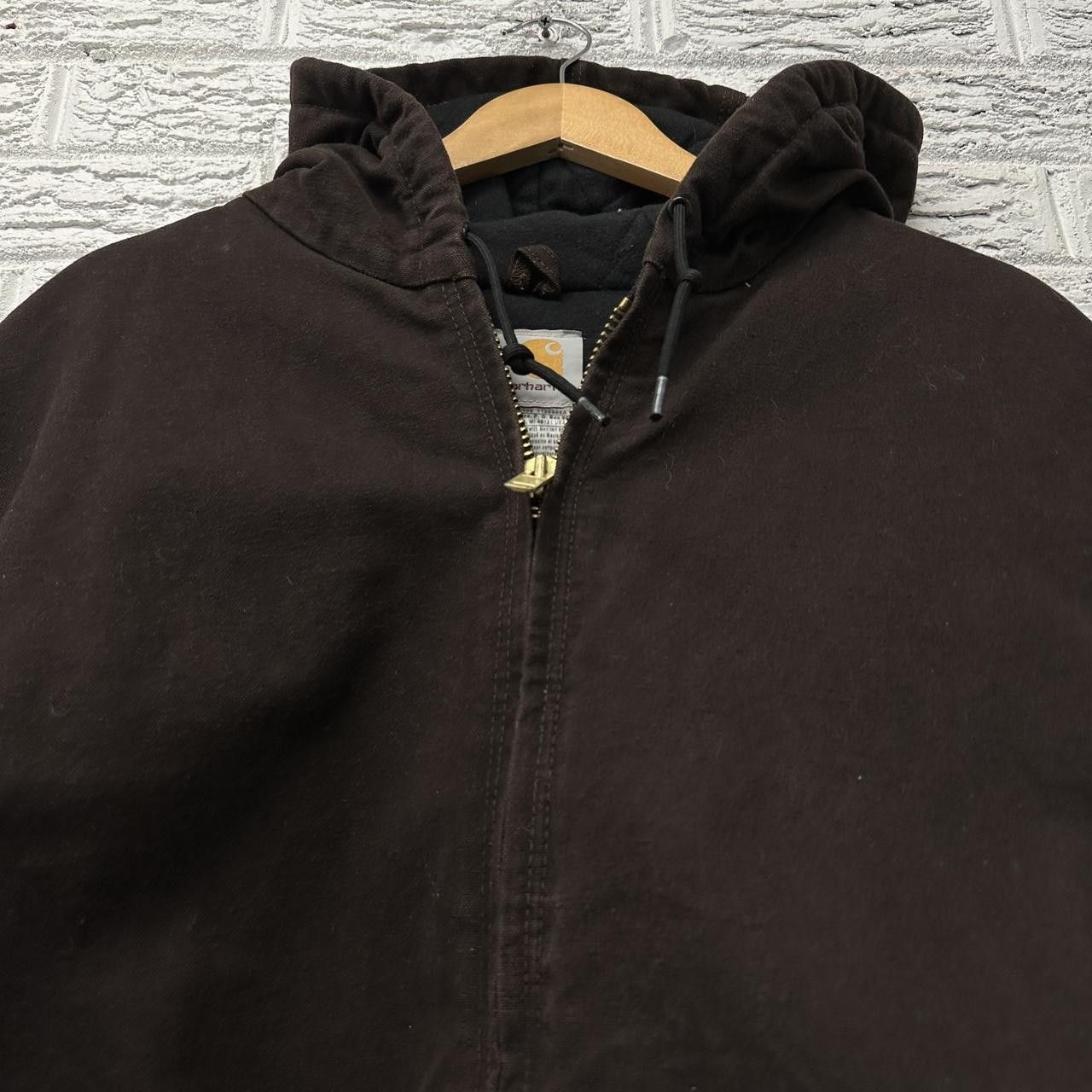 Carhartt Vintage Carhartt Insulated Hooded Canvas Jacket Brown XXL Size US XXL / EU 58 / 5 - 4 Thumbnail