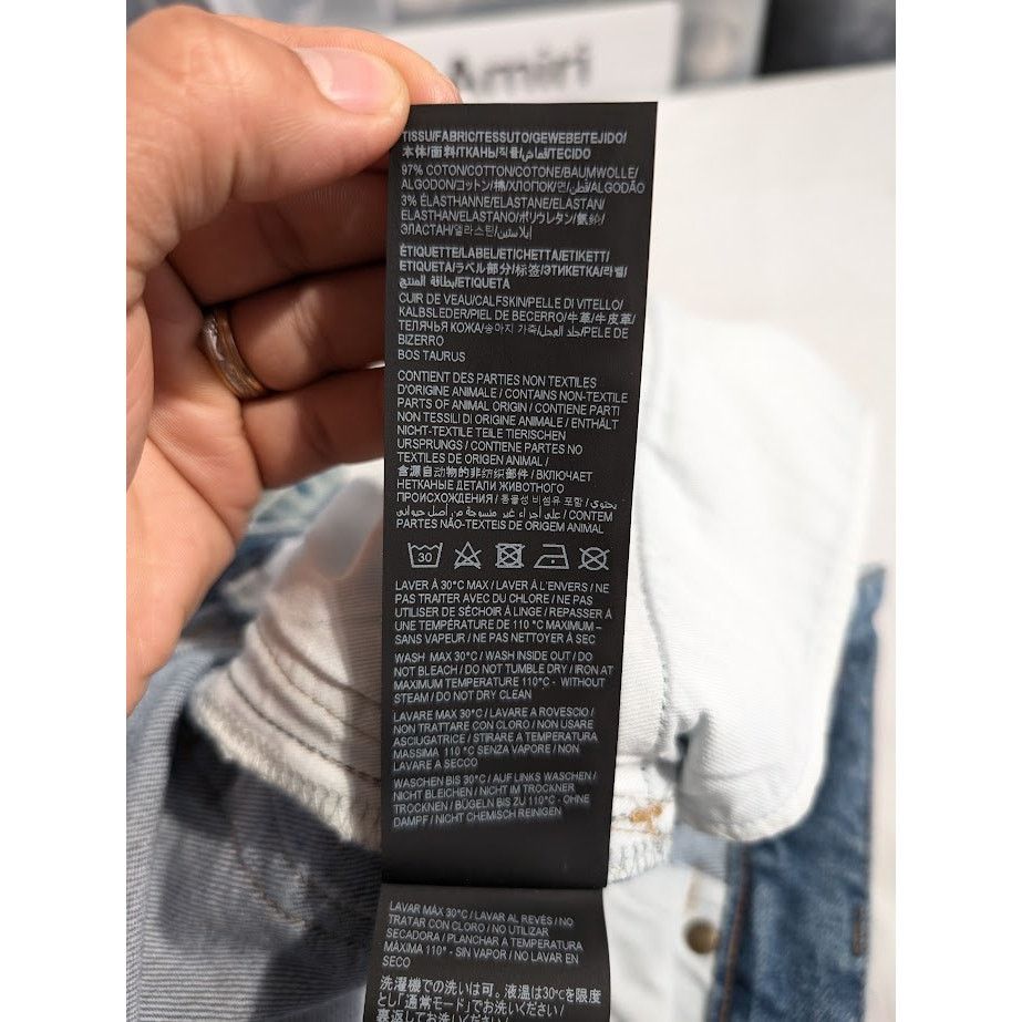 Saint Laurent Paris o1rshd1 Q:2 / Skinny 5 Pockets Low Pants Santa Monica Blue Size US 32 / EU 48 - 19 Thumbnail