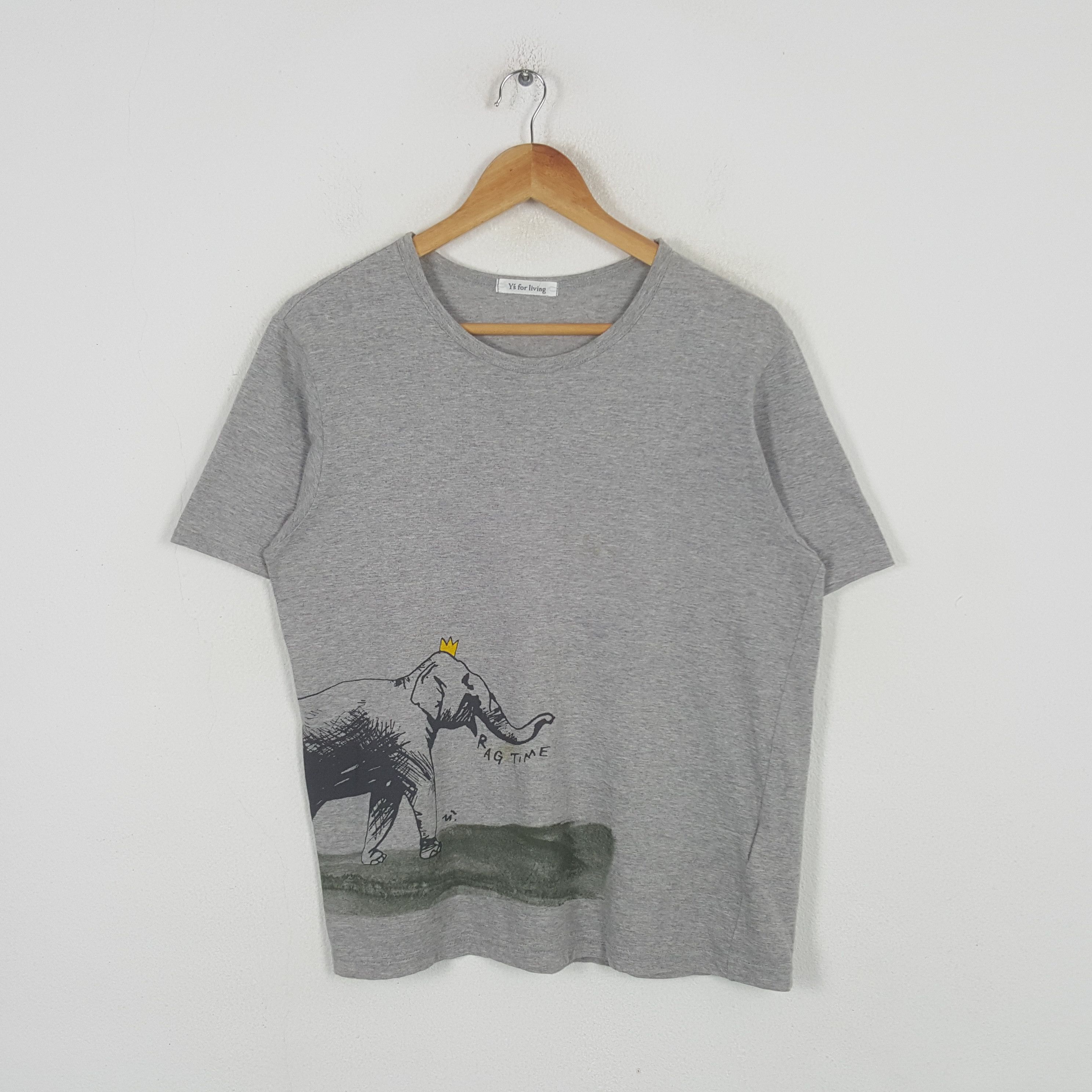 Yohji Yamamoto Vintage Y's For Living by Yohji Yamamoto Tshirt RR9 Size US M / EU 48-50 / 2 - 1 Thumbnail