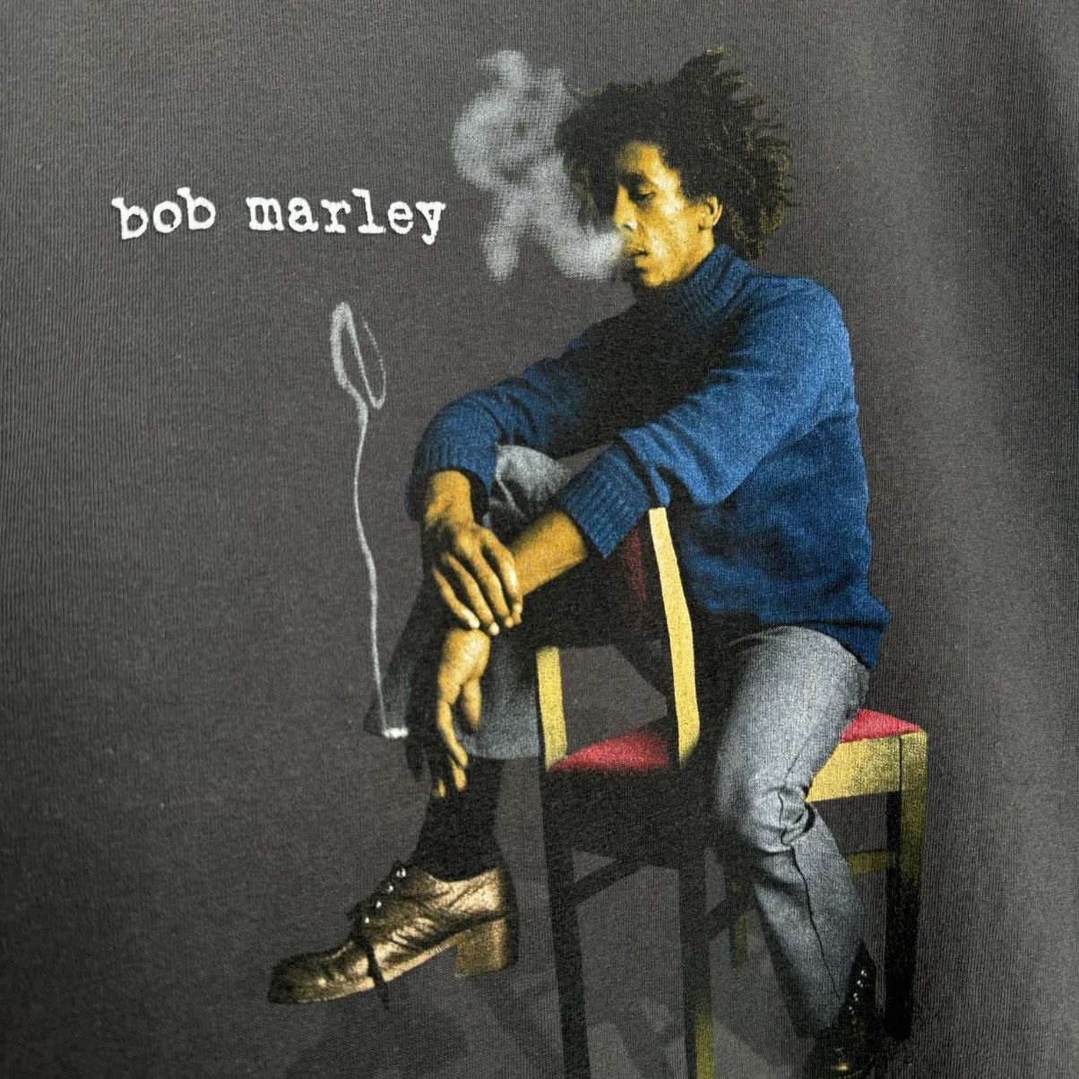 Bob Marley Vintage 2002 Bob Marley Smoke Herb Rare Design T Shirt Size US M / EU 48-50 / 2 - 4 Thumbnail