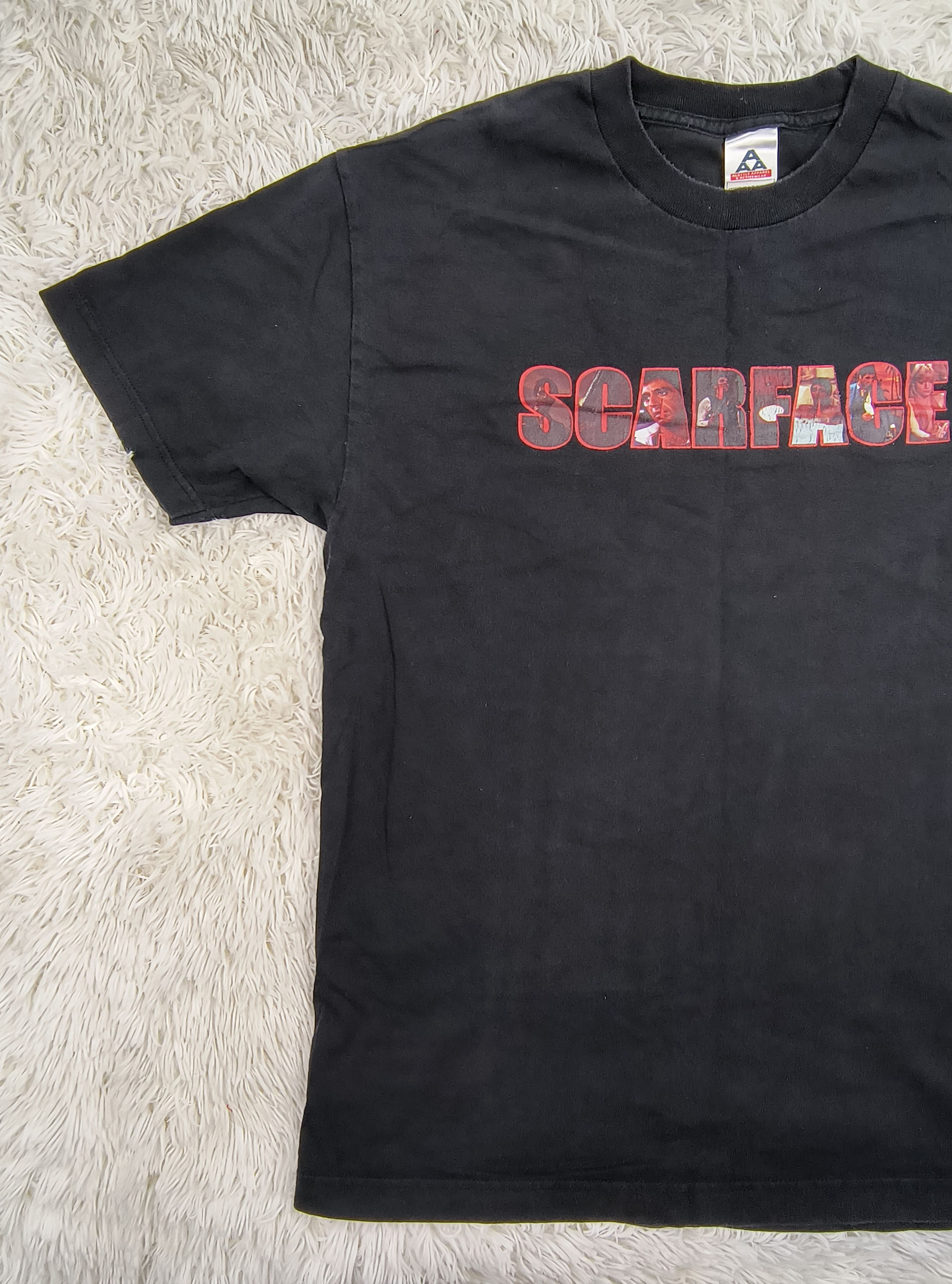 AAA Vintage Y2K Scarface scenes letters tee Size US L / EU 52-54 / 3 - 6 Thumbnail