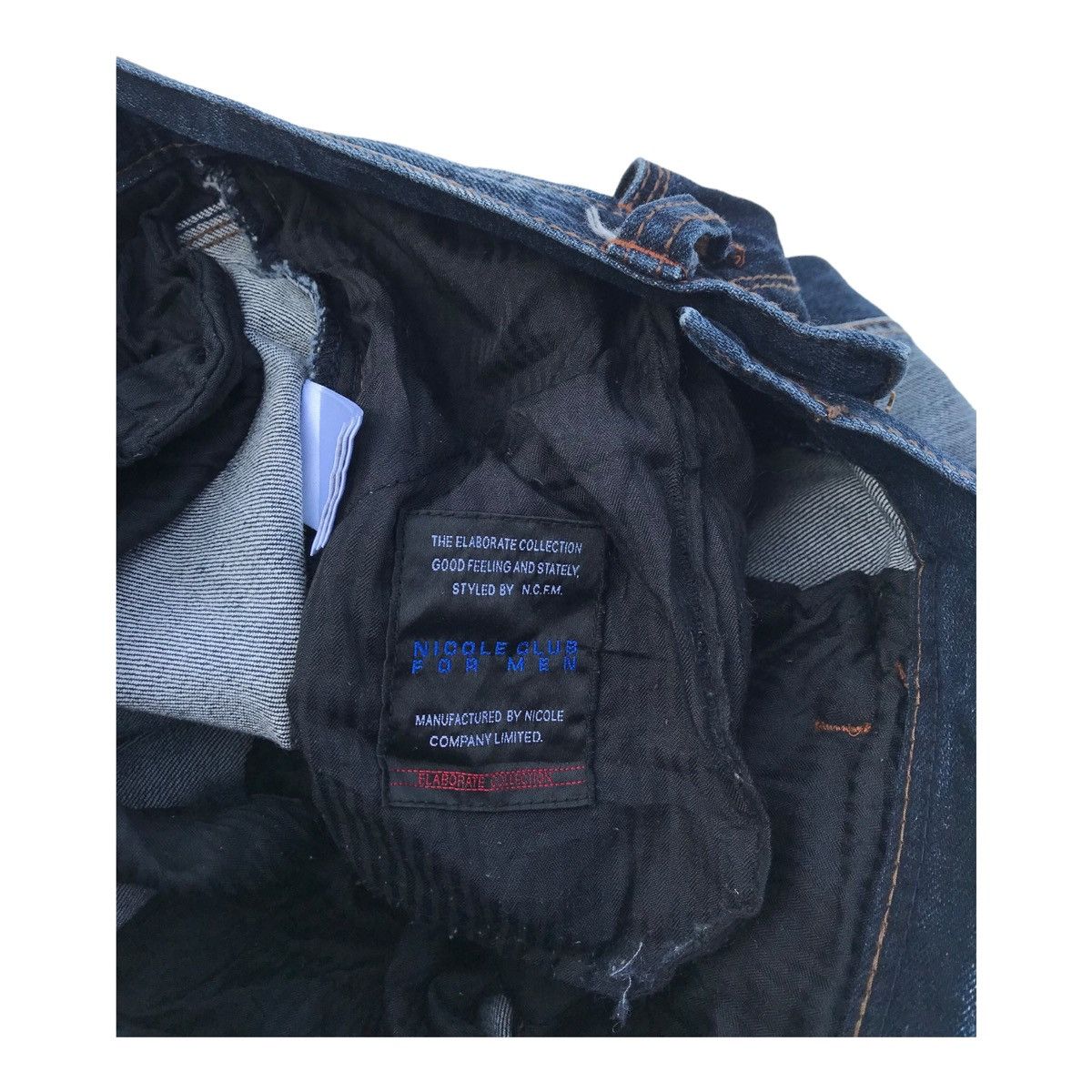 Nicole Club Nicole Club For Men Denim Cargo Multipocket Streetwear Pants Size US 29 - 13 Thumbnail