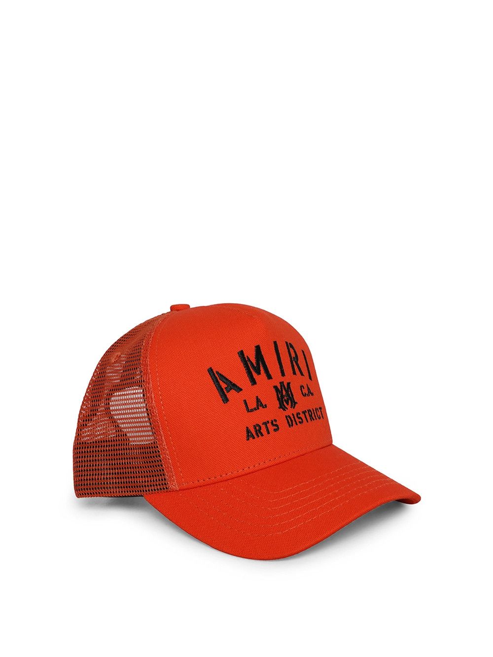 Amiri o1gr1nt0525 Size: OS /Stencil Trucker Hat / Cap Orange/Black Size ONE SIZE - 2 Thumbnail
