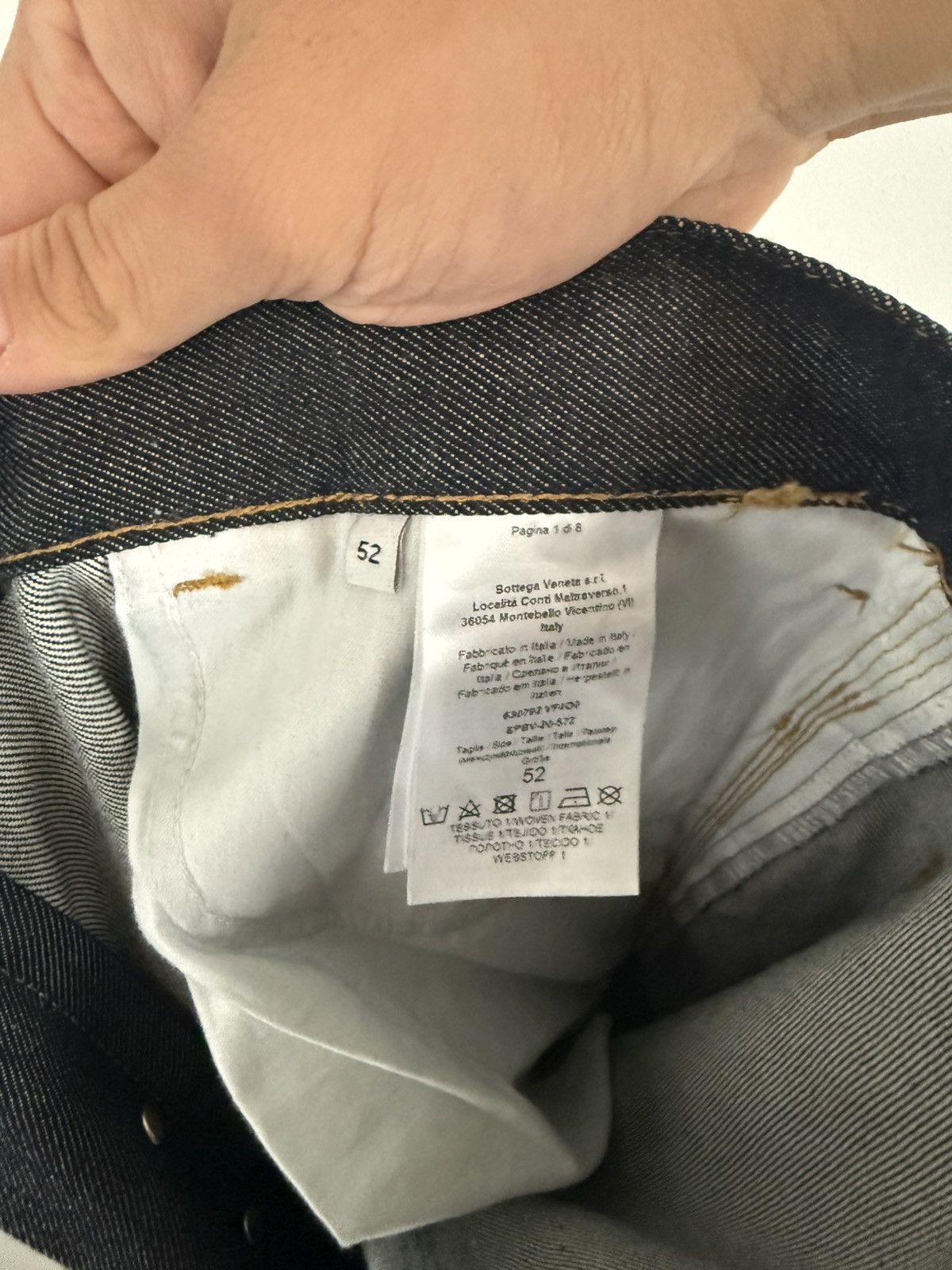 Bottega Veneta Bottega Veneta Pre-Fall 2020 Raw Carpenter Denim *Altered* Size US 32 / EU 48 - 5 Thumbnail