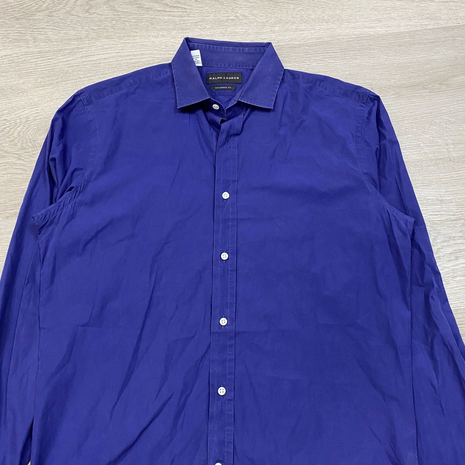 Ralph Lauren Ralph Lauren Black Label Tailored Fit Button Shirt 16 Italy Size US L / EU 52-54 / 3 - 2 Thumbnail