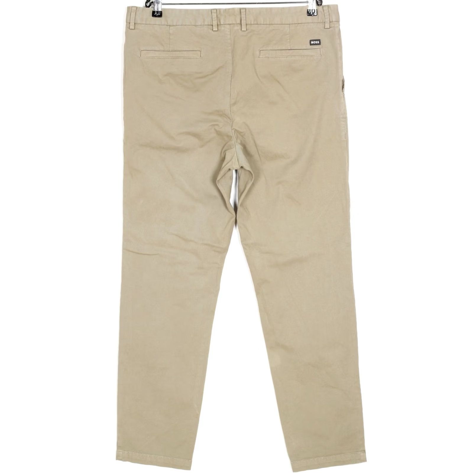 Hugo Boss HUGO BOSS Kane-L Chino Pants Trousers Men 52 Regular Olive 36 waist 31in inseam Stretch Button Zip Tailored Casual Adjustable Size US 36 / EU 52 - 2 Thumbnail