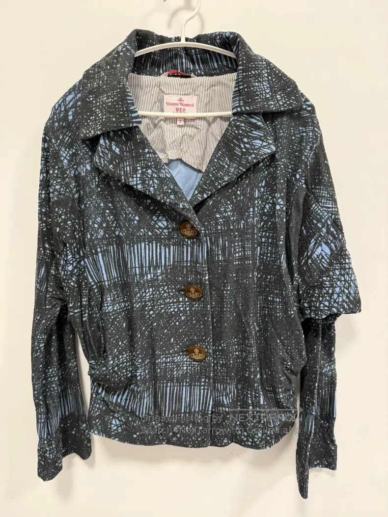 Vivienne Westwood Vivienne Westwood Mid-age blue graffiti coat Size M / US 6-8 / IT 42-44 - 1 Thumbnail