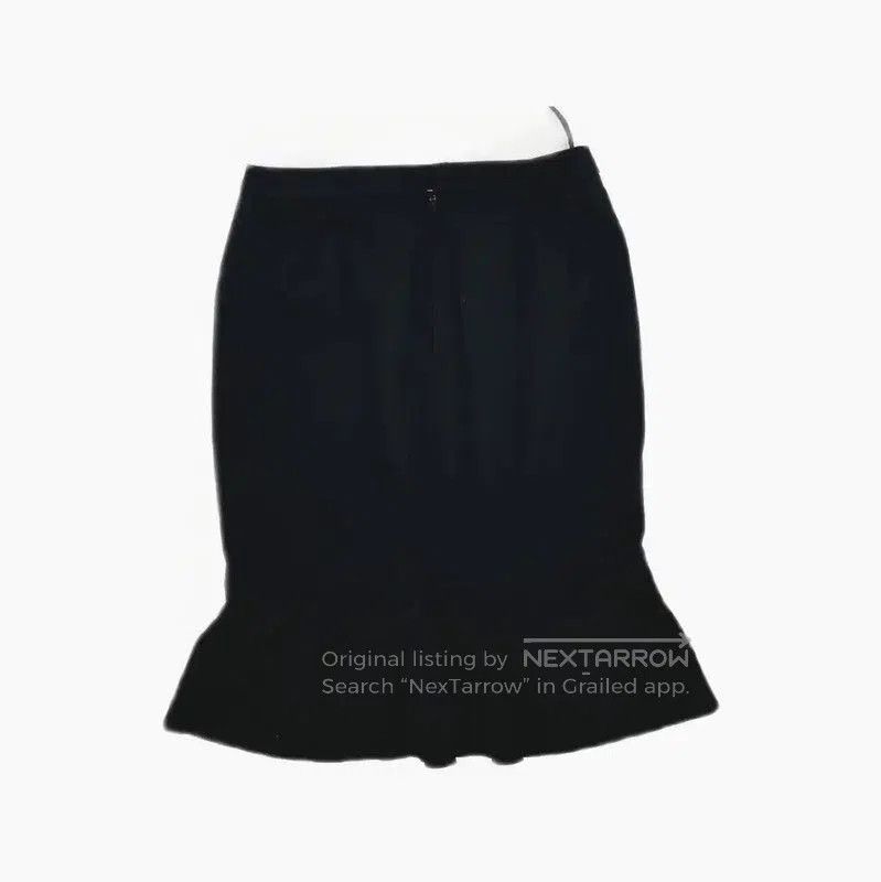 Yves Saint Laurent YSL Black Cotton Blend Women's Skirt . Size 30" / US 8 / IT 44 - 2 Thumbnail