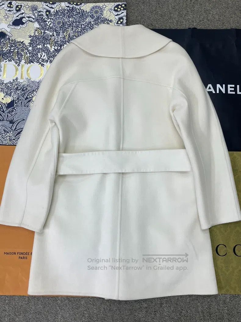 Hermes Hermes Beige Double-Breasted Cashmere Coat Size XS / US 0-2 / IT 36-38 - 3 Thumbnail