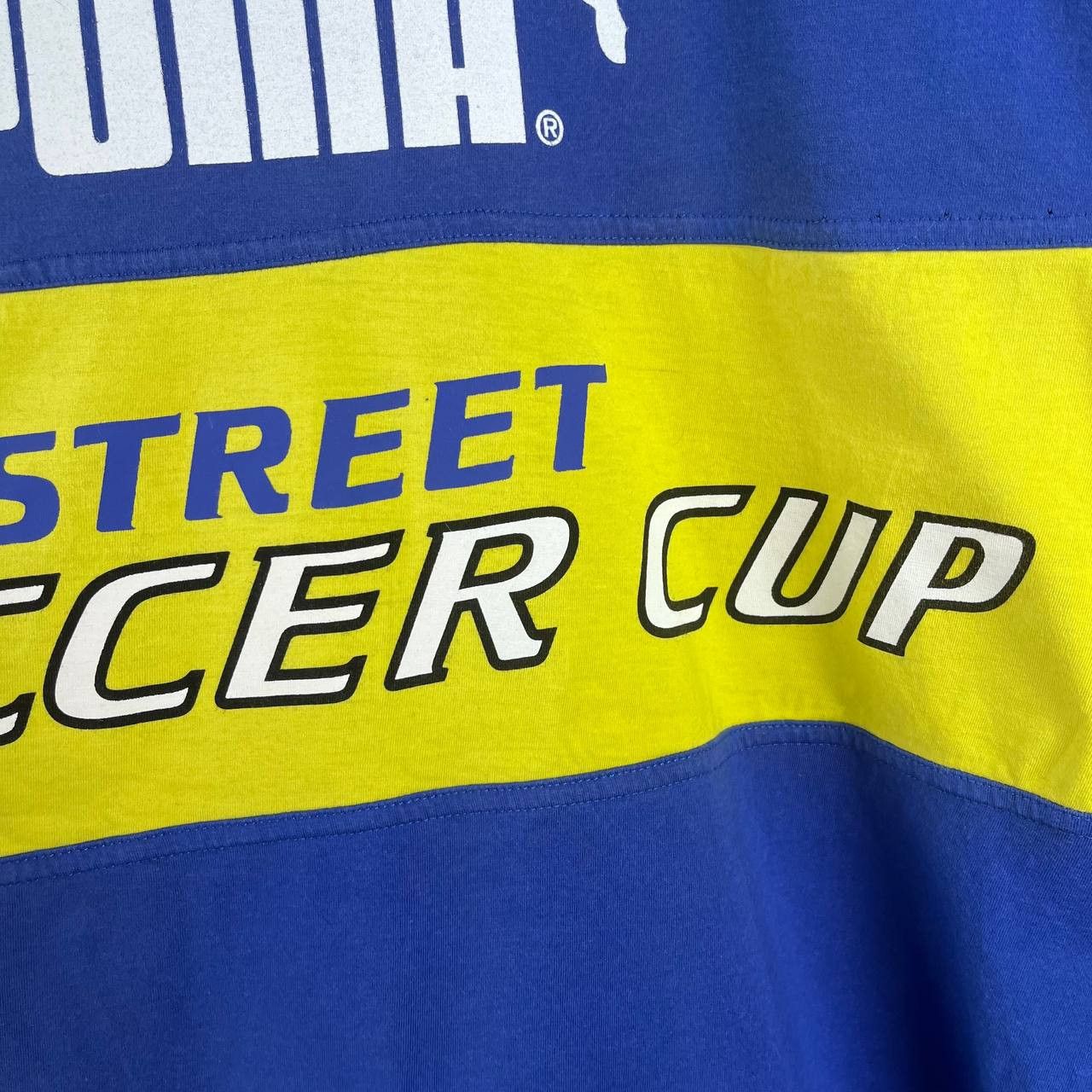 Puma Vintage 90s Puma Street Soccer Cup Tshirt Retro Football Size US L / EU 52-54 / 3 - 5 Thumbnail