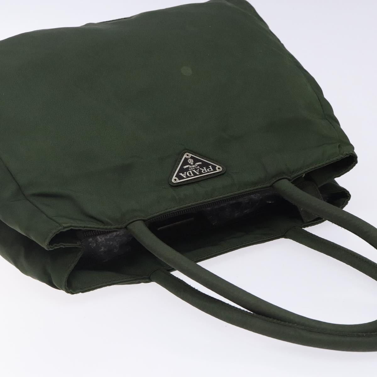 Prada PRADA Tote Bag Nylon Khaki Silver Size ONE SIZE - 6 Thumbnail