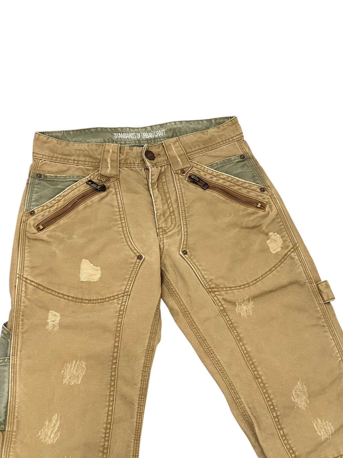 Japanese Brand Double Knee Urban Craft Cotton Duck Carpenter Regular 4🟦0 Size US 29 - 12 Thumbnail