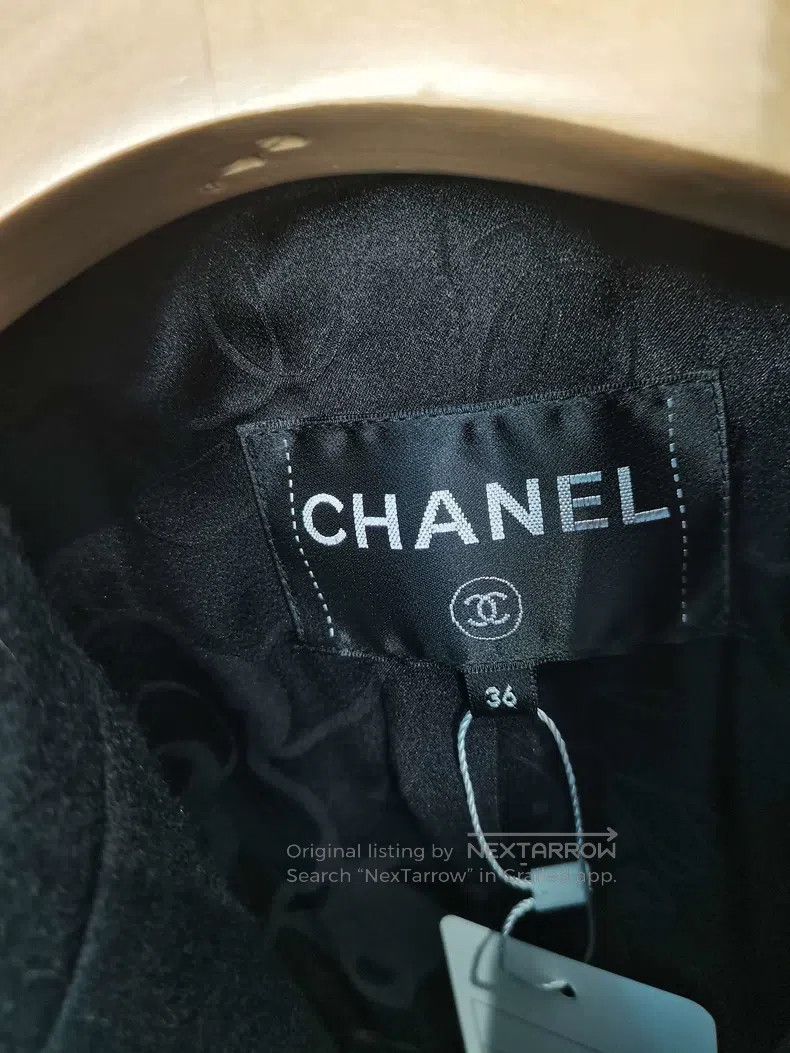Chanel Chanel Black double-row cashmere coat Size XS / US 0-2 / IT 36-38 - 3 Thumbnail