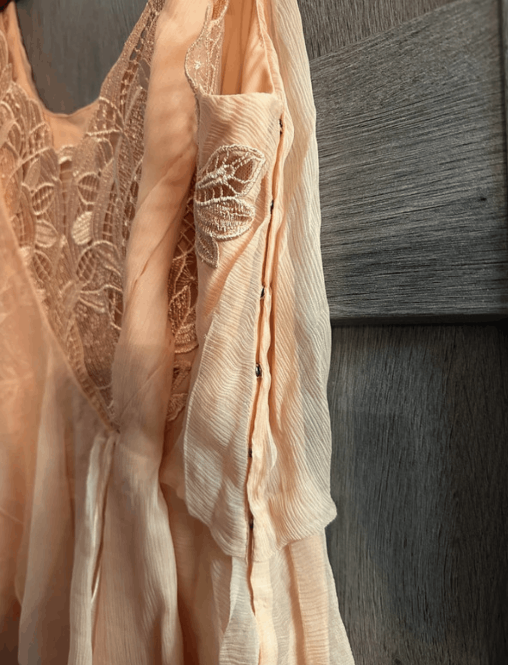 Alberta Ferretti Alberta Ferretti peach silk top Size M / US 6-8 / IT 42-44 - 8 Thumbnail