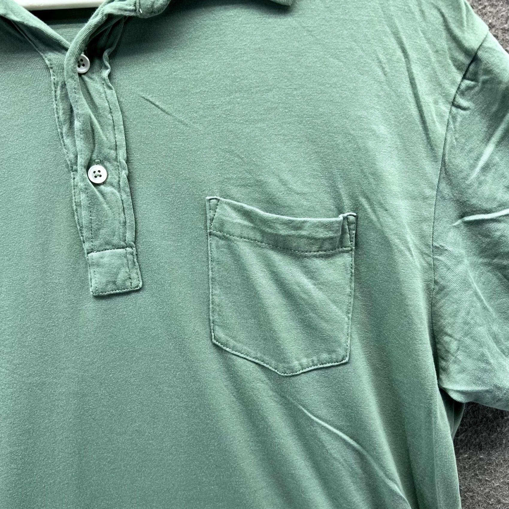 Polo Ralph Lauren Polo Ralph Lauren Polo Shirt Mens Medium Green Pocket 100% Cotton Casual Shirt AI Size US M / EU 48-50 / 2 - 7 Thumbnail