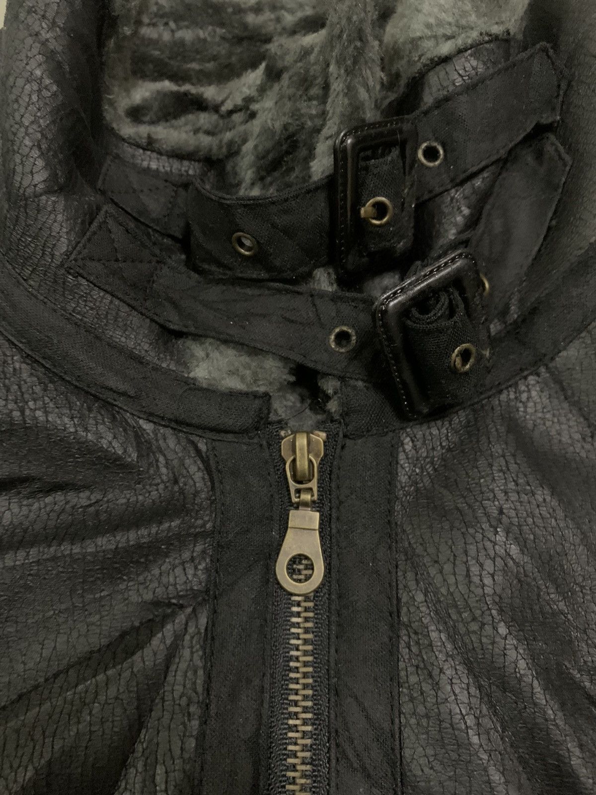 Japanese Brand Japanese Brand MFE Faux Leather Sherpa Lined B3 Jacket Size US M / EU 48-50 / 2 - 6 Thumbnail