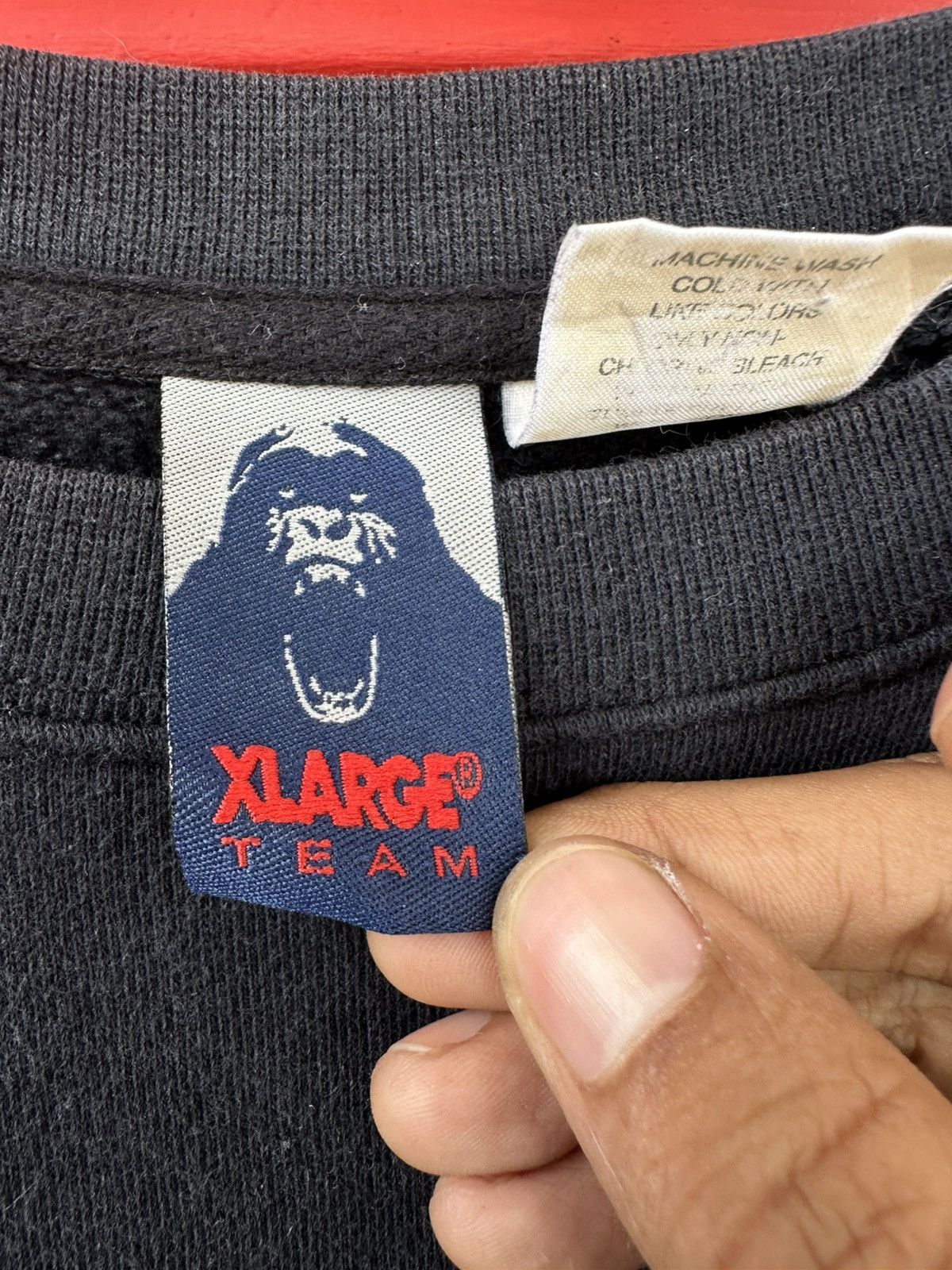 Xlarge Vintage 90s Xtralarge Embroidered Xlarge Team Sweatshirt Size US M / EU 48-50 / 2 - 5 Thumbnail