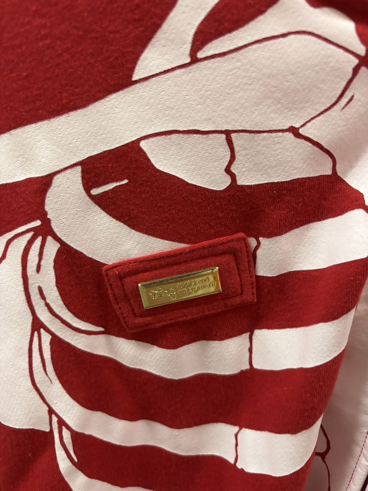 LRG LRG Dead Serious Hoodie, Red Size US XXL / EU 58 / 5 - 2 Thumbnail
