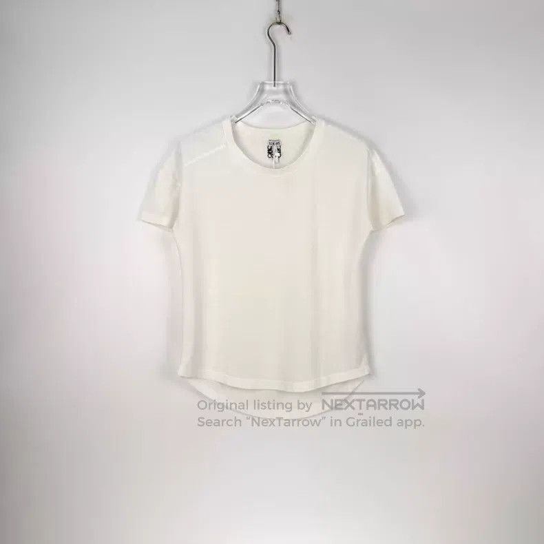 Loewe Loewe White Embroidered Logo Short Sleeve Size S / US 4 / IT 40 - 3 Thumbnail