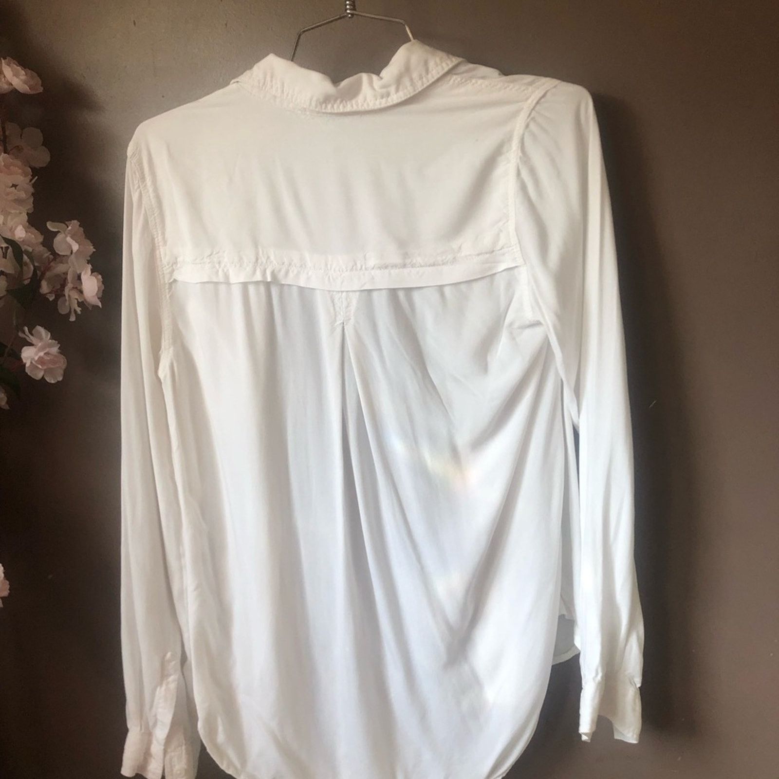 Other White linen button down top blouse Size XS / US 0-2 / IT 36-38 - 2 Thumbnail