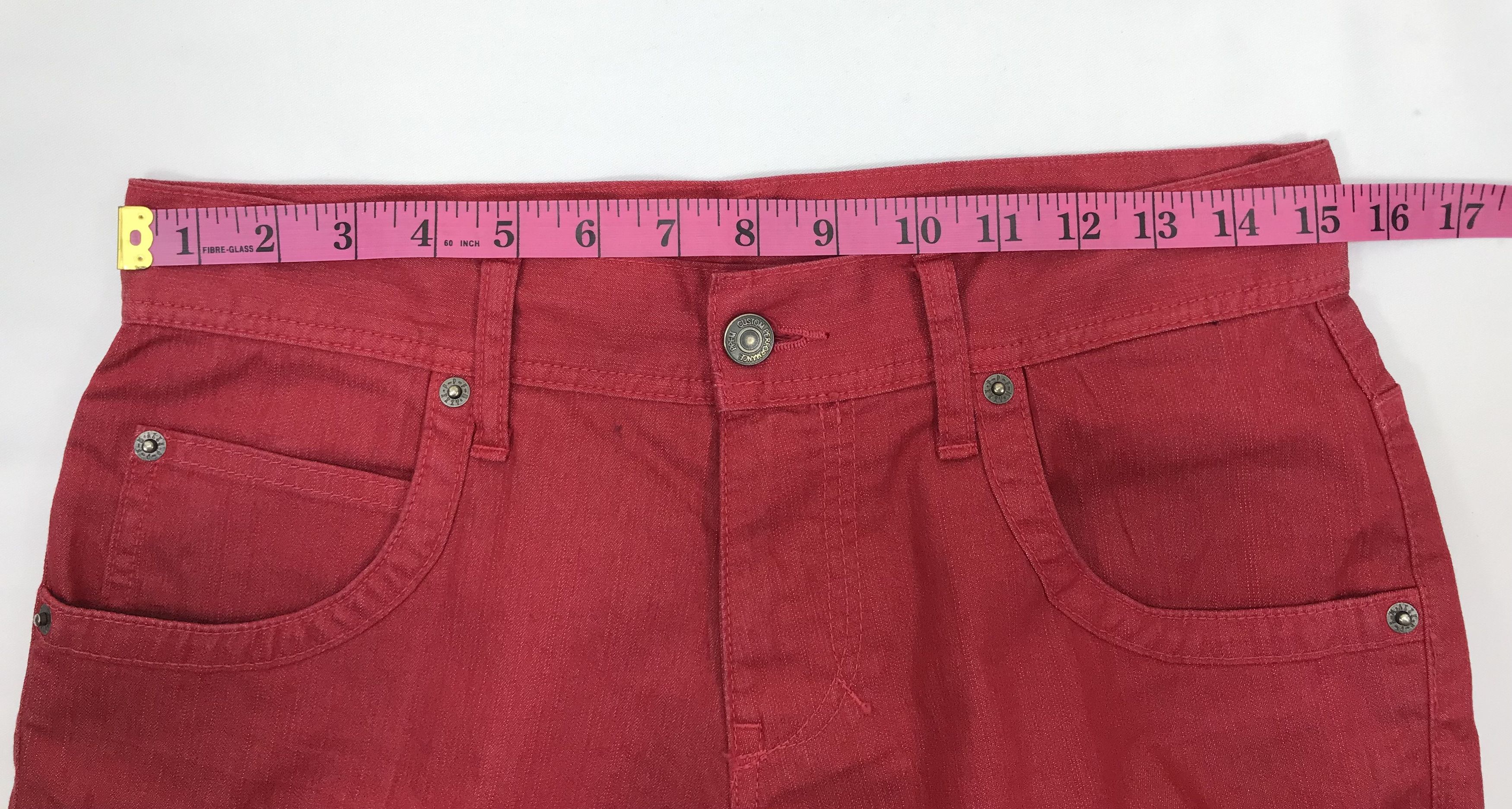 PPFM Vinateg PPFM Punk Red Pants Size US 30 / EU 46 - 15 Thumbnail