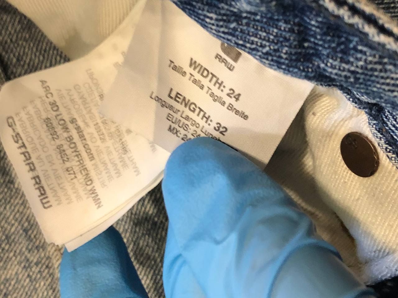 G-Star G-Star Raw ARC 3D Low Boyfriend Denim Jeans Size 24 Size 24" / US 00 / IT 34 - 3 Thumbnail