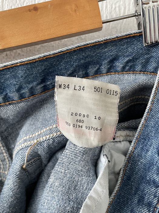 Vintage LEVIS 501 Jeans Vintage Blue Denim 90s A0738 | Grailed